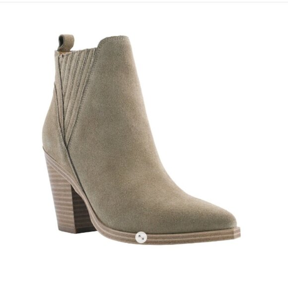 Marc Fisher Gadri Boho Suede Ankle Boots Size 11 - Picture 1 of 3